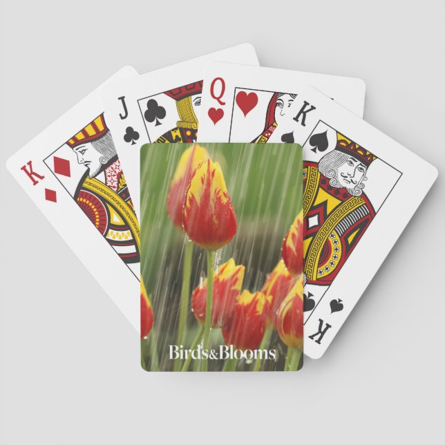 Spring Tulips Poker Cards (Back)