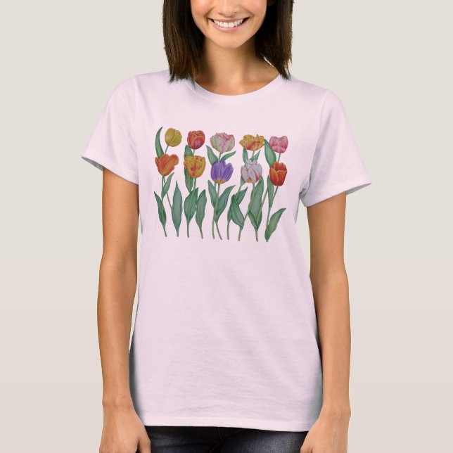 Spring Tulips T-Shirt (Front)
