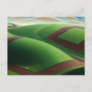 Spring Turning, 1936 by Grant Wood Postcard