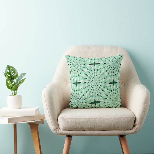 Spring Twirls..... Throw Pillow (Chair)