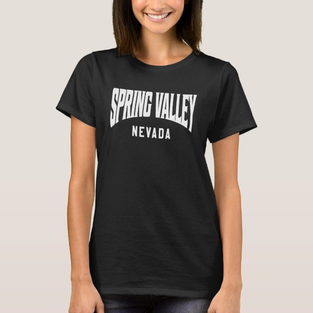 Spring Valley Nevada T-Shirt (Front)