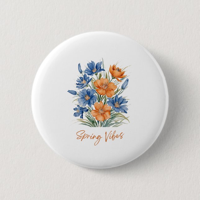 Spring VIbes Button (Front)