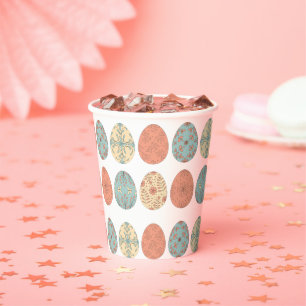 Spring Vibes – Easter Paper Cup with Floral Egg Pa