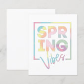 Spring Vibes Pastel Graphic (Front/Back)