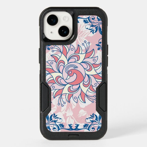 Spring Vibes Rangoli Floral Bird OtterBox iPhone 14 Case