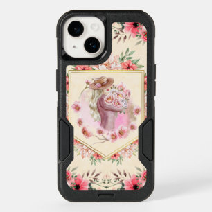 Spring Vibes, Romantic Floral Art OtterBox iPhone 14 Case