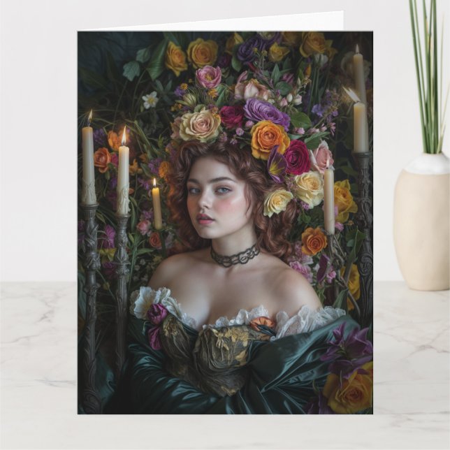 Spring Victorian Goth 2025 Design 11 Card (Front)