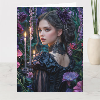 Spring Victorian Goth 2025 Design 12 Card