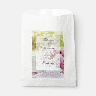 Spring vintage flower loveletter wedding favor bag