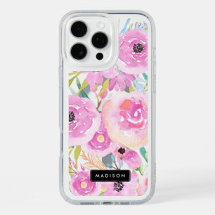 Spring Watercolor Blooms iPhone 16 Pro Max Case