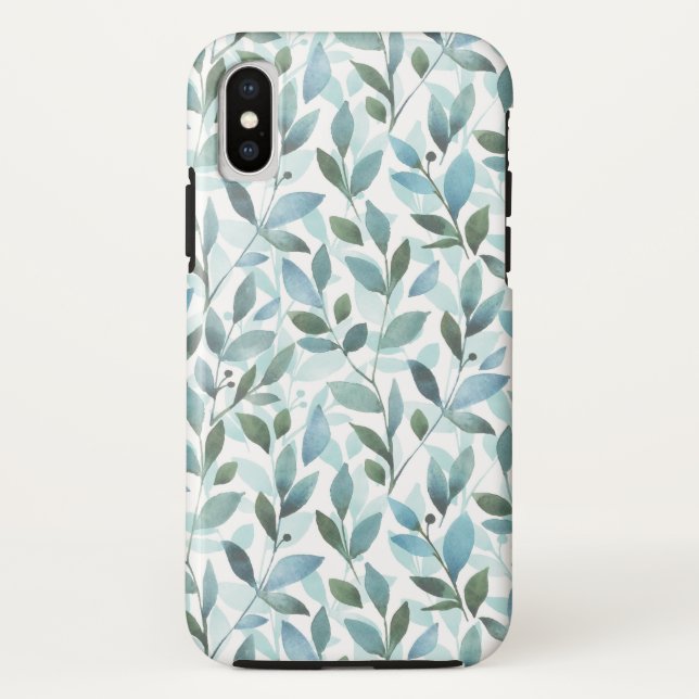 Spring. Watercolor floral pattern Case-Mate iPhone Case (Back)