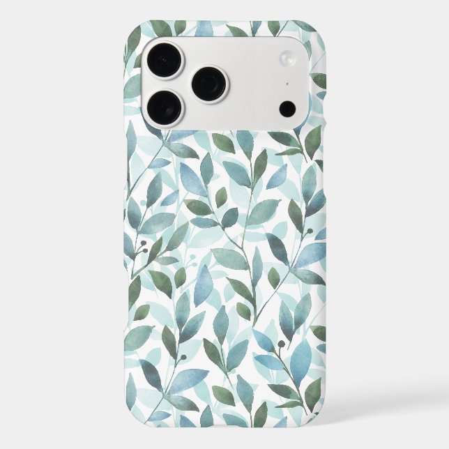 Spring. Watercolor floral pattern Iphone Case (Back)