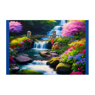 Spring Waterfall 1 Acrylic Print