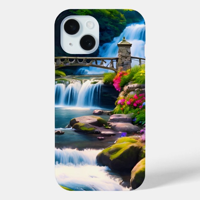 Spring Waterfall 1 Case-Mate iPhone Case (Back)
