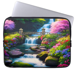Spring Waterfall 1 Laptop Sleeve