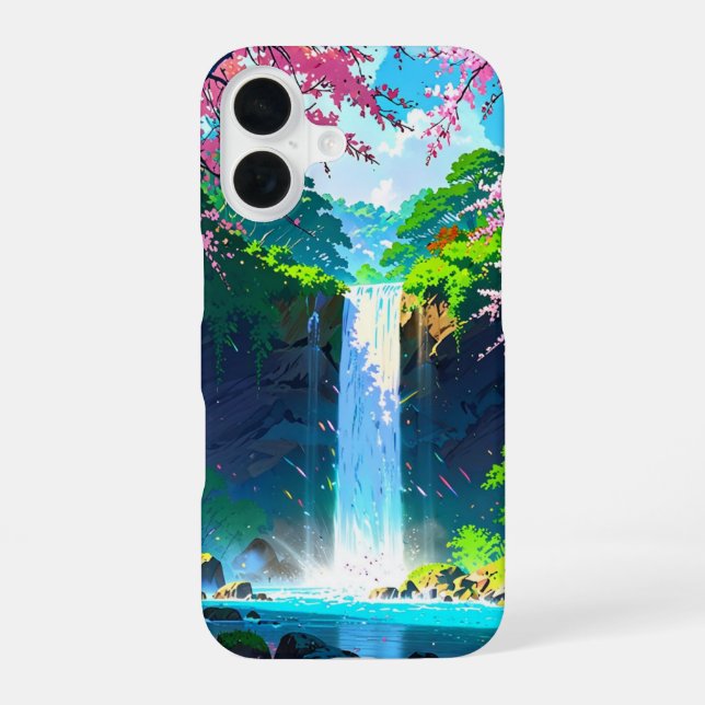 Spring Waterfall Oasis Iphone Case (Back)