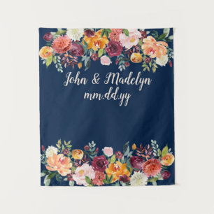 Spring Wedding Backdrop Boho Reception Photo Booth