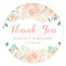 Spring Wedding Favor Blush Peach Flowers Thank You
