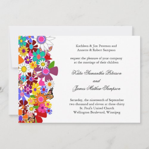 Spring Wedding Invitation