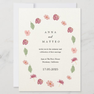 Spring Wedding Invitation