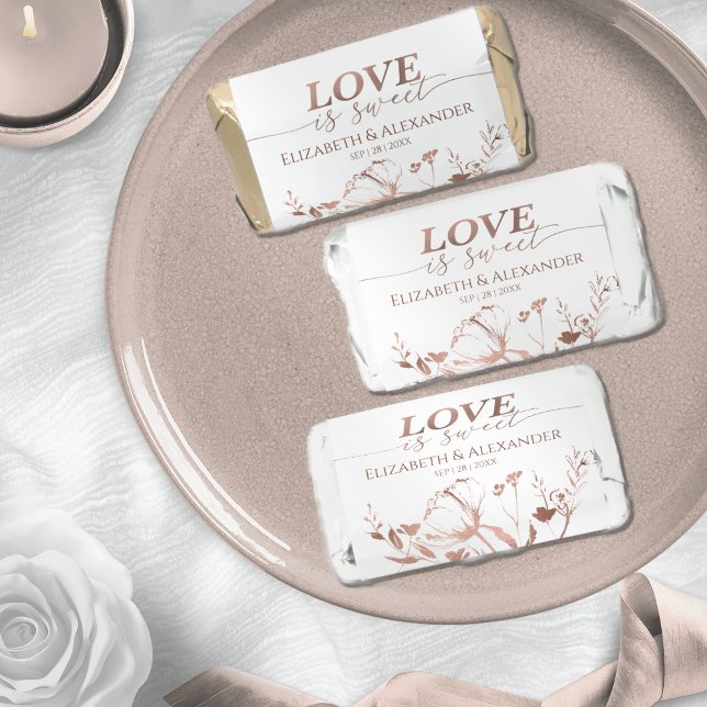 Spring Wedding Love is sweet Hershey's Miniatures (Creator Uploaded)