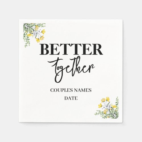 Spring Wedding Napkins