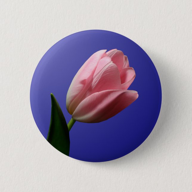 Spring Wedding Tulip Button (Front)