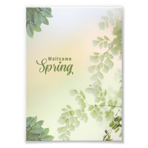 Spring Welcome Poster _ Bring Life to Your Space