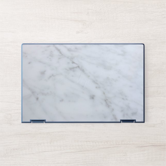 Spring White Marble HP Laptop Skin (Front)