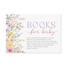 Spring Wildflower Baby in Bloom Book Request