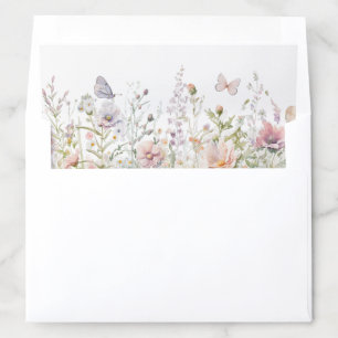 Spring Wildflower Field Envelope Liner