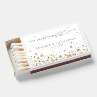 Spring Wildflower Garden Floral Minimalist Wedding