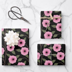 Spring Wildflower Meadow Flower Garden Greenery Wrapping Paper Sheets