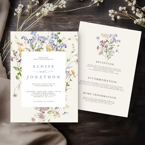 Spring Wildflower Meadow Garden Details Wedding  