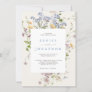Spring Wildflower Meadow Garden QR Code Wedding   Invitation