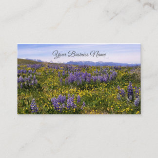 Spring Wildflowers Business Card