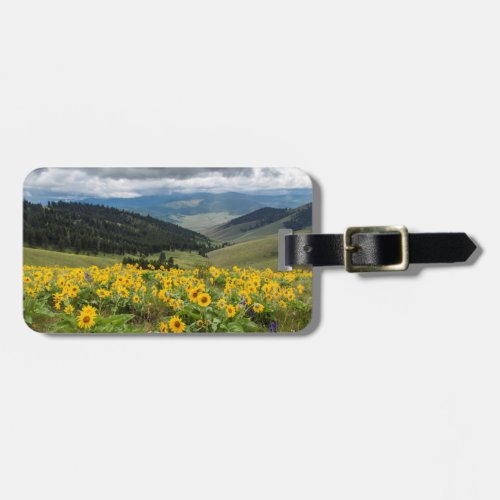 Spring Wildflowers In The Hills Luggage Tag