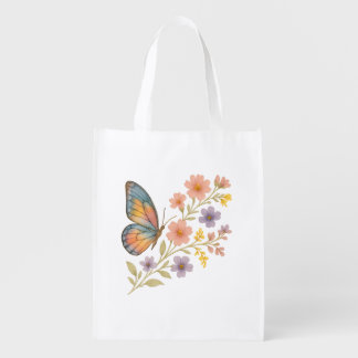 Spring Wings Grocery Bag