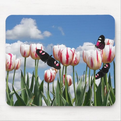 Spring Wings Mouse Pad