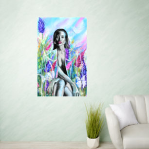 Spring Woman Wall Decal