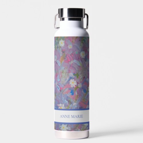 Spring Wonderland Floral Custom Water Bottle