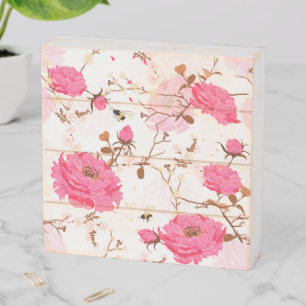 spring wooden box sign