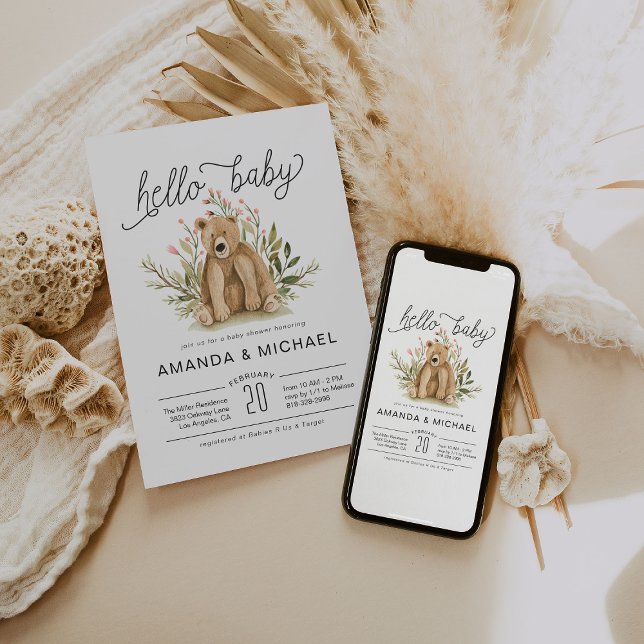 Spring Woodland | Baby Shower Invitation (Creator Uploaded)