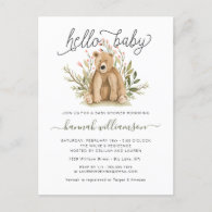 Spring Woodland | Baby Shower Invitation