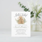 Spring Woodland | Baby Shower Invitation (Standing Front)