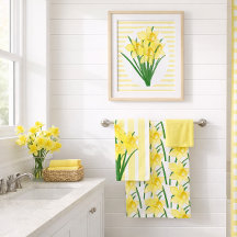 Spring Yellow Daffodils Flowers