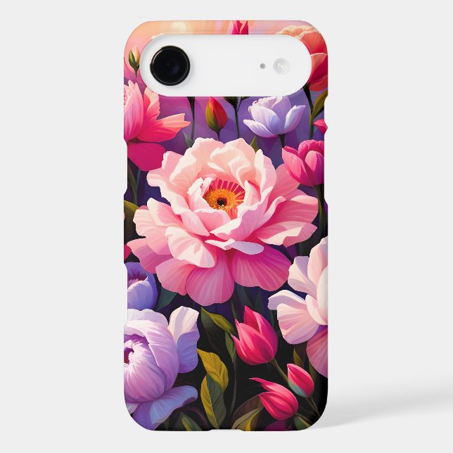 Spring Zen Sunrise Pink Blossom Garden  Case-Mate iPhone Case (Back)
