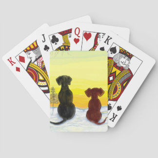 springador winter poker cards