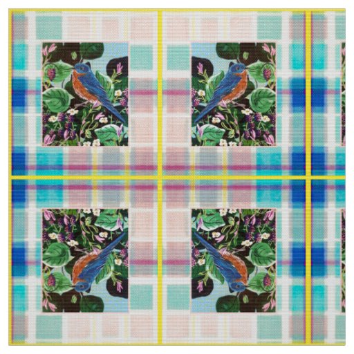 SpringBluebird Happy Fabric