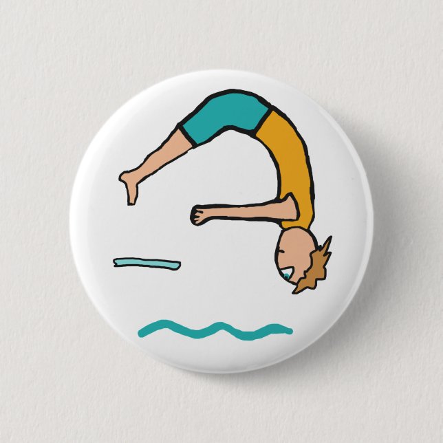 Springboard Diving Button (Front)